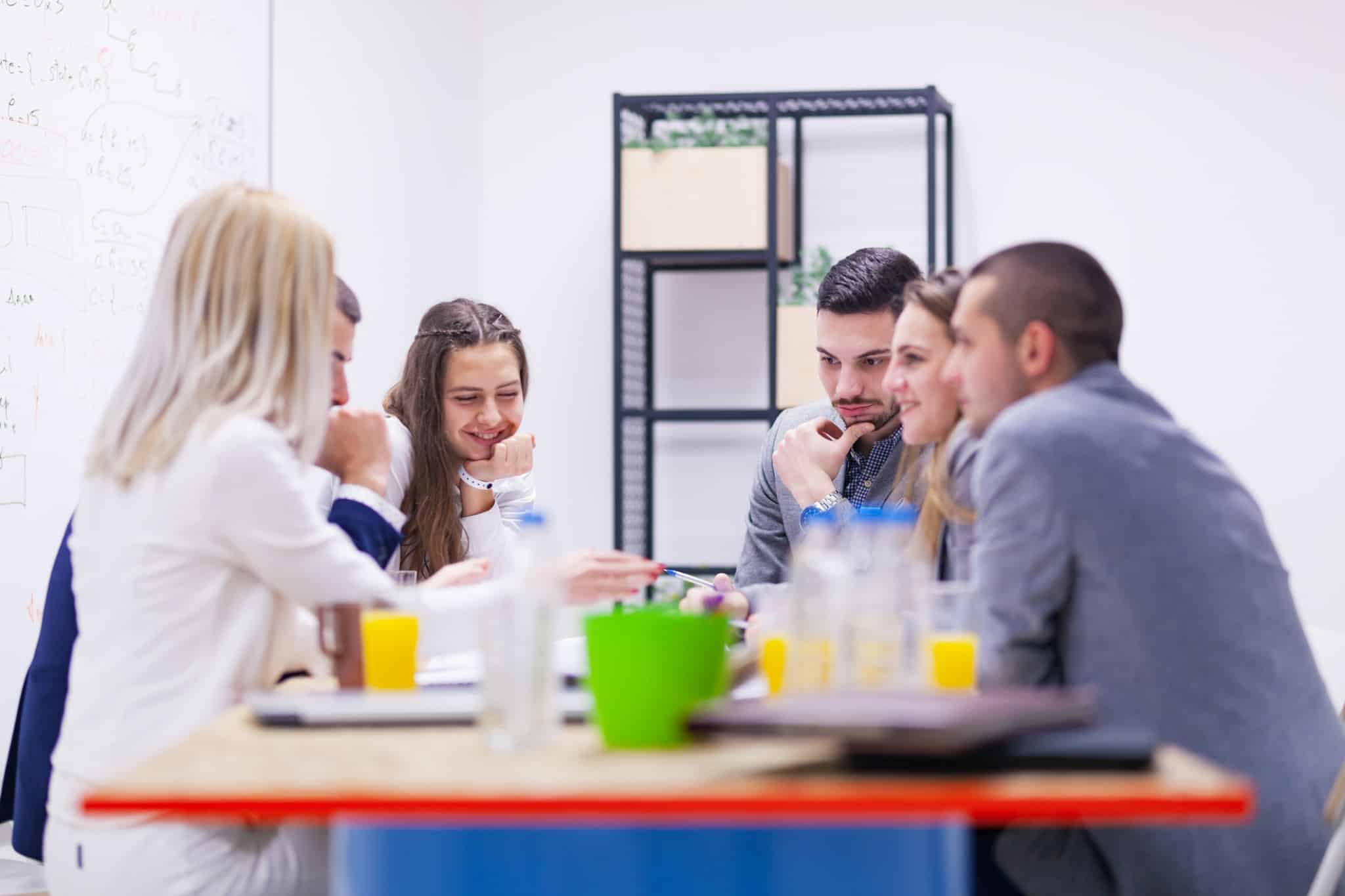 Team collaboration meeting