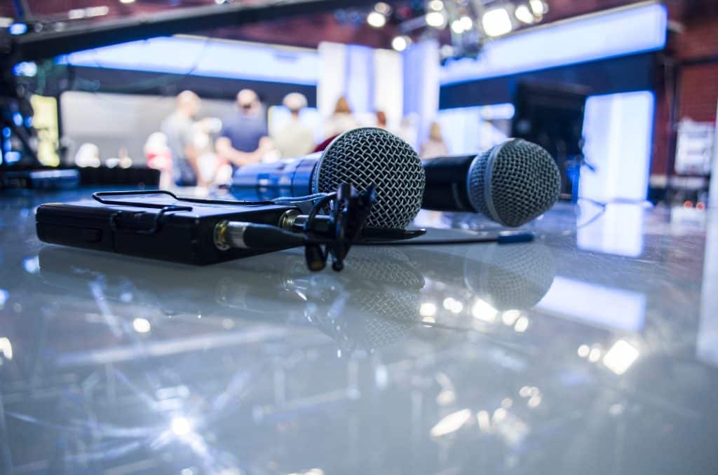 Microphones and audio equipment for live event production